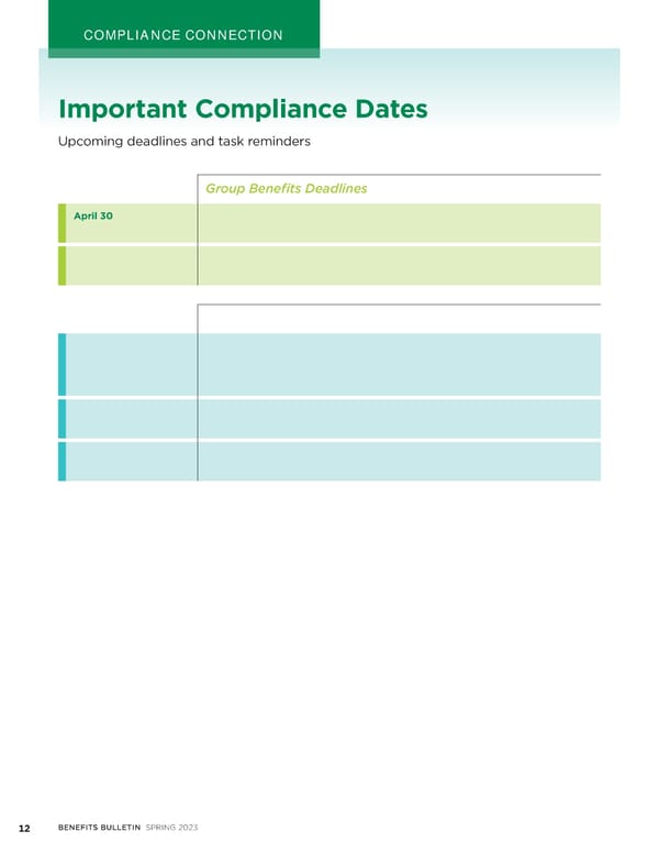 Benefits Bulletin | NRECA - Page 12