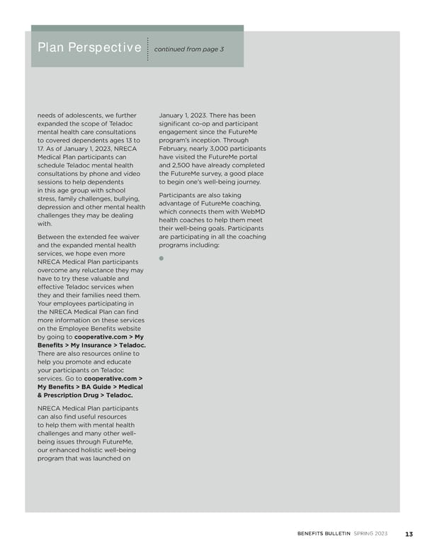 Benefits Bulletin | NRECA - Page 13